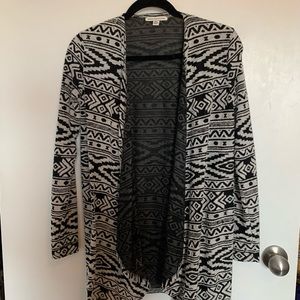 Tribal print cardigan